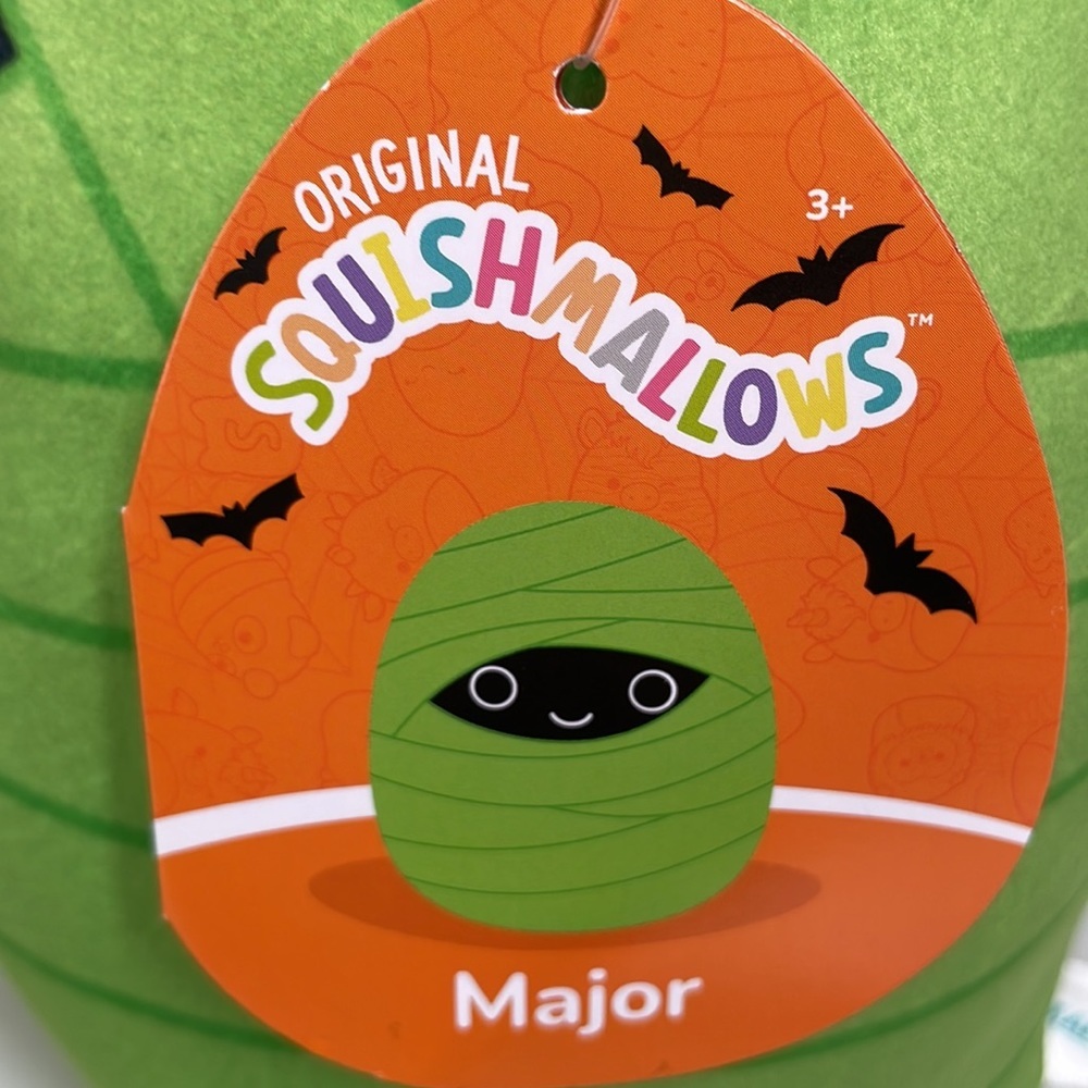 Squishmallows Major The Green Mummy 8” Halloween 2022 - Picture 6 of 8